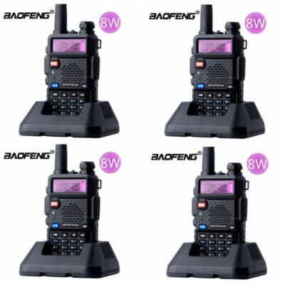 UV-5R BAOFENG TWO WAY RADIO WALKIE TALKIE – 4 PIECES