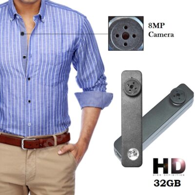 HY-900 SHIRT BUTTON HIDDEN CAMERA WITH 32GB INBUILT MEMORY