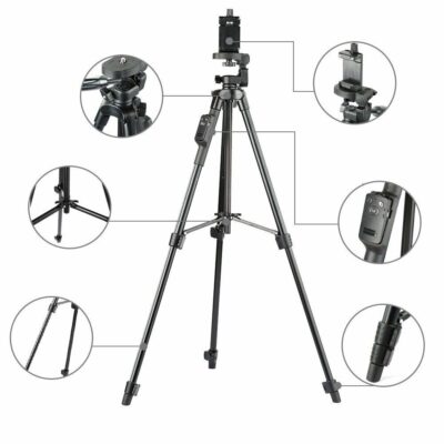 VCT 5208 TRIPOD STAND HOLDER FOR SMARTPHONE WITH REMOTE CONTROL