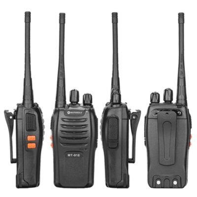 MT-918 MOTOROLA TWO WAY RADIO WALKIE TALKIE – 4 PIECES